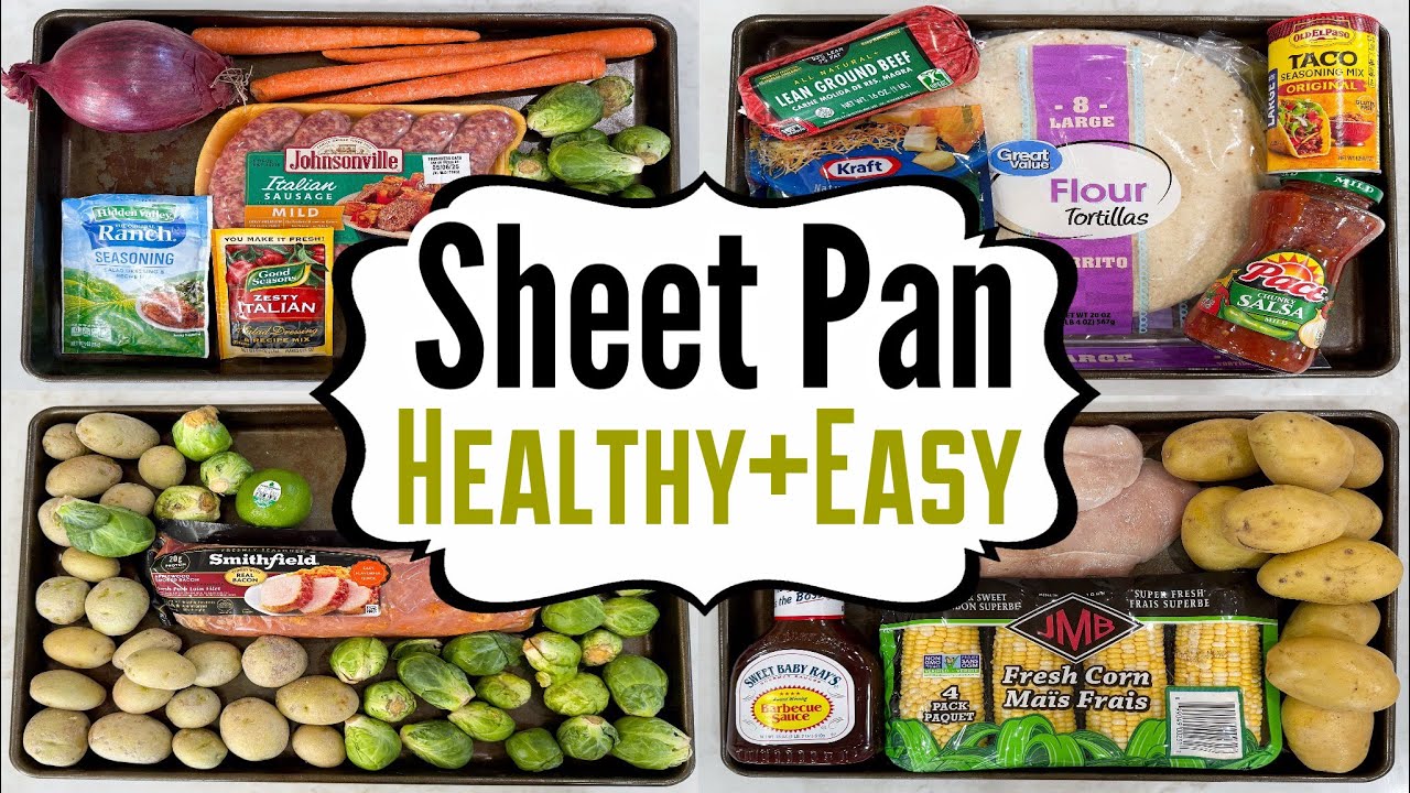 5 Cheap & HEALTHY Sheet Pan Dinners | EASY, High-Protein, Budget-Friendly Meals | Julia Pacheco 5 Cheap & HEALTHY Sheet Pan Dinners | EASY, High-Protein, Budget-Friendly Meals | Julia Pacheco