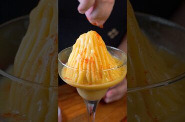3 ingredient Healthy Mango Slush Recipe | #healthyrecipes #mangorecipe