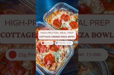 High Protein Cottage Cheese Pizza Bowl Recipe