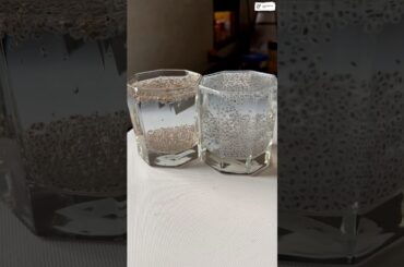 Chia seeds vs sabja seeds | #shortsfeed #ytshorts #shorts #recipe #food