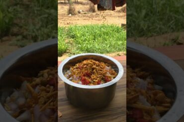 Snack Time Outdoors: Bhel Recipe (Bhel Puri)#food#recipe #snacks#deshi#outdoors#fyp  #instant#shorts