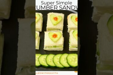 Healthy Cucumber Sandwich #cucumber #sandwichrecipe