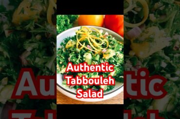 Authentic Tabbouleh Salad Recipe | Fresh & Healthy Parsley Salad
