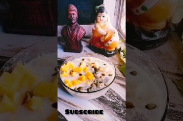 Healthy Breakfast recipes ! Oats Chiya seeds with fruits//#breakfast #healthyfood #recipe