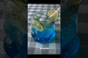 Summer special Blue lagoon drink recipe #iqrafoodfusion #iqrafoodfusionrecipes #shorts