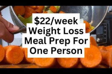 This Super Cheap & Easy Meal Prep Helps Me With Weight Loss!