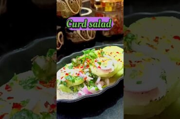 curd salad | #easy #recipe #healthy | #viralshort #shorts #ytshort|#trending #@Happy_happy_Food