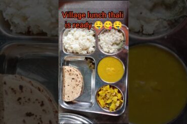 Summer special lunch thali #trending #shorts #viral#food #cooking #recipe #lunch #thali#lunchthali