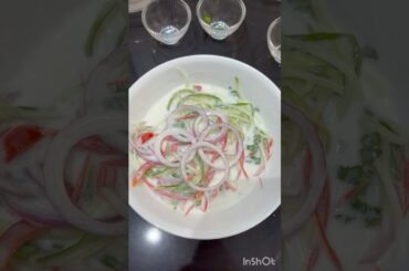 STRIPPED SALAD #healthy #cucumber #diet #weightloss #easyrecipe #summer #viralvideo #salad #curd