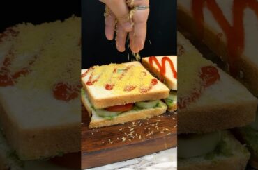 Bombay Sandwich ASMR || #shorts #asmr #recipe #streetfood #indianasmrworld #asmrcooking