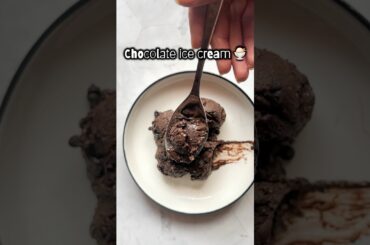 Guilt free chocolate ice cream|How to make chocolate ice cream without cream #icecreamrecipe