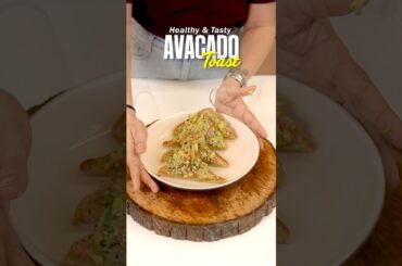 Easy Avocado Toast, Avocado Toast Recipe, Healthy & Quick Breakfast, Brown Bread Toast Ideas,