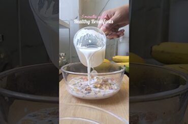 Mango Banana oats healthy breakfast #healthy #breakfast #dailyvlog #shortsvideo #mango