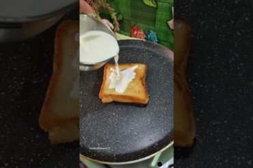 Trending Milk bread recipe | #viralrecipe #shorts #ytshorts #breadrecipe #recipe #toast #sweet #easy