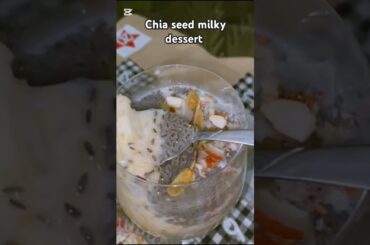 Chia Pudding| Easy Healthy Chia milky Recipes # Chia Seeds For Weight Loss #basil seeds recipe