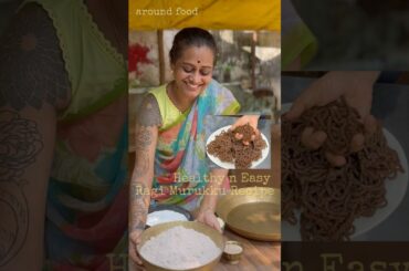 Crispy Ragi Murukku Recipe | Healthy Finger Millet Snack | Gluten Free Snack