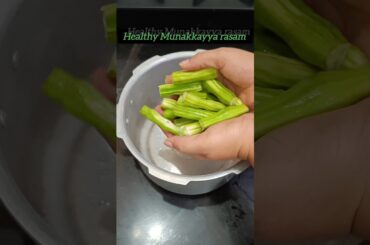 healthy Munakkayya rasam drumstick rasam recipe today's lunch shorts