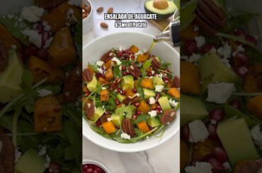ENSALADA DE AGUACATE #salad #sweet #healthyfood #healthy #food #foodie #reel #recipe #receta #salad