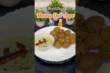 Healthy Moong Dal Appe | Protein Rich Breakfast Recipe #moongdal #healthyrecipe #shorts