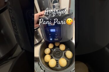 Airfryer Pani Puri Recipe | Pani Puri Recipe | #shorts #youtubeshorts #panipuri #viral #golgappa