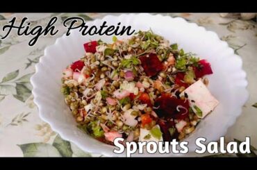 The Future of Food: High Protein Sprouts Salad#healthy #salad #protein