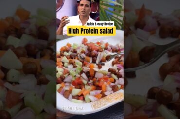 High Protein Salad | Akshay Kumar Diet | Weight Loss & Muscle Gain Recipe#shorts #salad #recipe