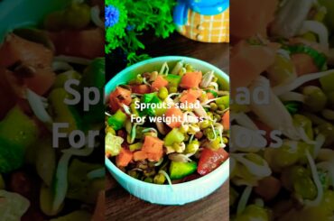 Sprouts Salad For Weight Loss, #viralvideo #healthy #recipe #easyrecipe #ytshorts #shorts#protein