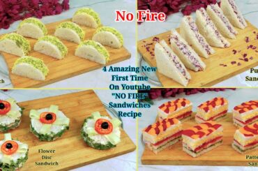 2 minute No fire Sandwich recipe |Hung curd recipe |Cold sandwich |Bombay sandwich recipe | No fire