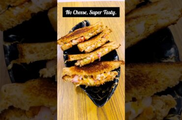 5-Min Paneer Sandwich | Bina Cheese, Bina Toaster | Healthy Veg Tiffin Recipe.