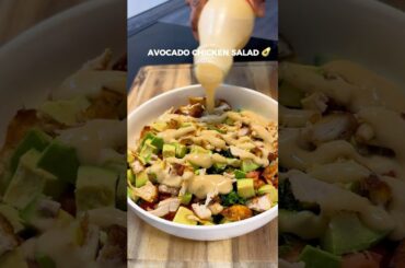 Avocado + Chicken = Perfect Salad | Packed with Protein & Healthy Fats | Easy Recipe