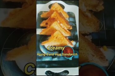 Healthy Hung Curd Sandwich | No Cheese, No Mayo!! Shorts