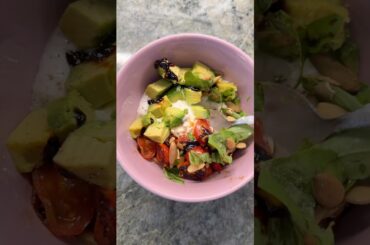 healthy lunch in under 15 minutes!! #healthyrecipes #highproteinrecipes #simplerecipe #shorts