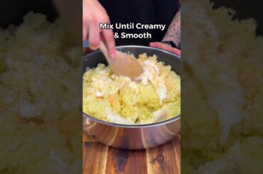 High Protein Creamy Garlic Chicken & Mashed Potatoes! #highprotein #mealprep #lowcalorie #fatloss