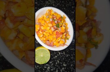 Healthy Corn Chat #food #cornchaatrecipe #corn #snacks #eveningsnacks #snacks #shorts #recipe #food