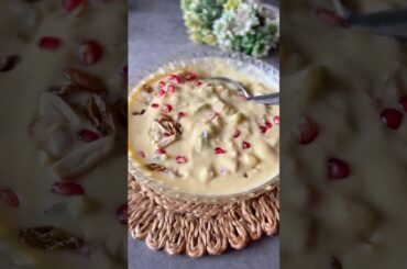 No sugar No jaggery Healthy fruit custard #shorts #recipe #custard #fruitsalad  #cooking #foodie