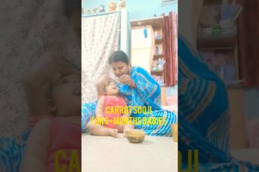 Healthy breakfast recipe for 9+ months babies |Carrot Sooji#shorts #food#foodie#recipe#odia