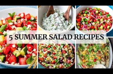 5 Mediterranean Summer Salad Recipes | Mediterranean Diet Recipes
