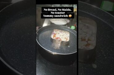 Breadless Delight! Tasty & Healthy Sandwich Recipe                            #food#nomaida#nobread