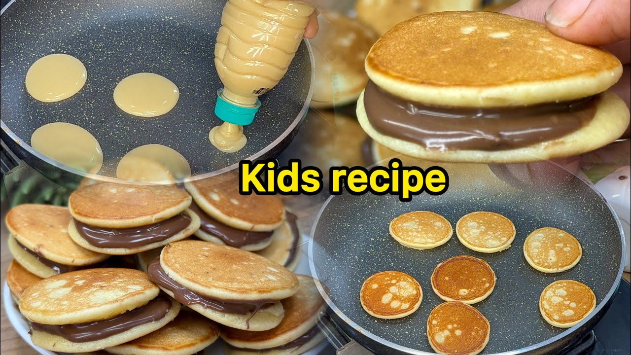 Kids Special Breakfast | Mini Pancakes Without Egg | @AchiRasoibyalia Kids Special Breakfast | Mini Pancakes Without Egg | @AchiRasoibyalia