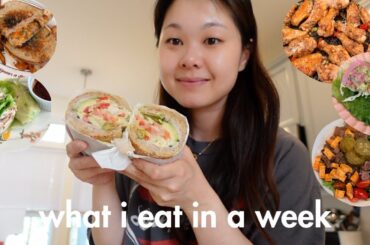 what i eat in a week - simple and healthy meals