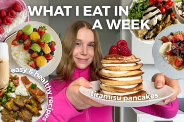 What I Actually Eat in a Week | healthy, high protein & easy meals | Q&A | 1 hour long vlog