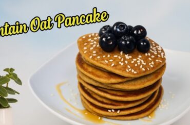 How To Make Healthy Plantain Oat Pancakes Recipes #pancakerecipes #oats #plantainrecipes