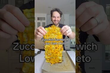 My favorite Zucchini Sandwich, low carb, keto, full of flavor and made in no time. #lowcarb #keto