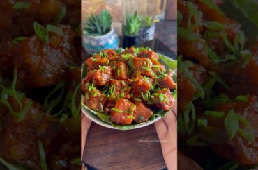 Non-fried Manchurian #recipeshorts #shorts #viralshort