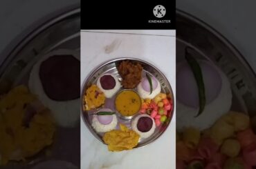 healthy food|bhojan thali| dal chawal #food #healthyfood  #recipe