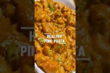 Creamy Healthy Chicken Pink Pasta #pasta #food #recipe #healthy #health #cooking #vlogger #shorts