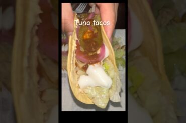 Tuna tacos/ healthy snacks/ healthy  recipe