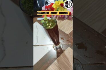 Mint drink recipe #mint #shorts #recipe #summer #summerdrink #youtubeshorts #mintdrink #healthy