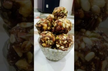 Sugarfree Dryfruit laddu/ladoo #viralvideo #dryfruit laddu #healthyfood #healthy snack #cruchy snack