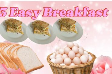 3 Quick & Healthy Breakfast Recipes|Family Favorites Ready in Minutes|Easy and tasty